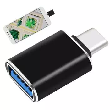 Адаптер USB Type C 10 Гбит/с Type C в USB-конвертер для смартфона MacBook Pro/Air чёрный