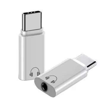 Адаптер USB Type C - 3,5 мм Aux Connetor Type-C 3,5 Jack Audio Cable для проводных наушников Xiaomi Huawei Honor HIFI OTG Connetor