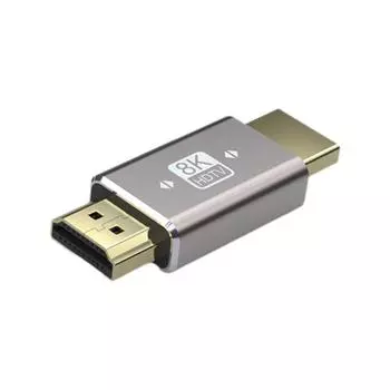 Адаптер высокой четкости HDMI 2.1, синхронный аудиоэкран, дисплей, преобразователь и большой видеосигнал F8P5 Male to female-1pcs