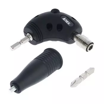 Адаптер Yoita Riki YRK для электрической отвертки, черный L-образный YRK-520 чёрный