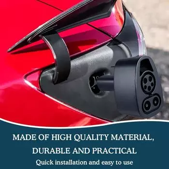 Адаптер зарядного устройства для всех моделей Tesla CCS 1 Адаптер быстрой зарядки Автомобильное зарядное оборудование DC Зарядное устройство Автомобильные аксессуары чёрный