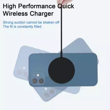 Адаптер зарядного устройства Yousheng, 15 Вт, высокомощное магнитное зарядное устройство для быстрой зарядки телефона, настольное беспроводное зарядное устройство для iPhone 14 13 12 Pro