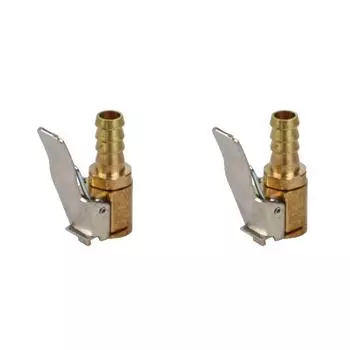 Адаптер зажима клапана автомобильного насоса 8 мм латунь автошины принадлежности (Неспущенный)