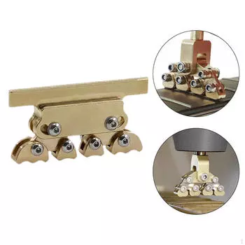 Адаптивный пресс для ладов гитары Подходит для грифов 6-25 дюймов для акустических/бас-гитар Аксессуар Латунь Лютье