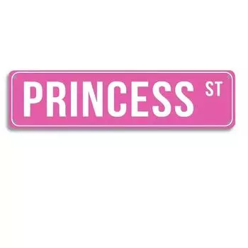 Add a touch of fun to your room with this Princess St fun poster - perfect for teenage girls! чёрный