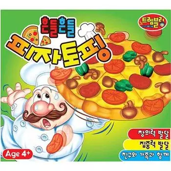 Adelaide Shake Pizza Topping Board Game, популярная корейская игра