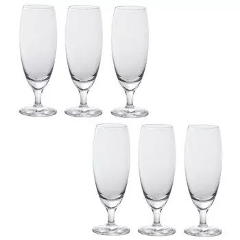 Adelia Glass Clear Cleef Stem 125 мл Набор из 6 шт. Сделано в Японии L-4169