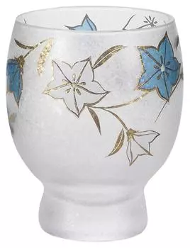 Adelia Sake Sake Seasonal Blue 145ml Nippon Made in Comes in a Cosmetic Birthday Present 6815 Cup, Glass, Tour, Bellflower, [Premium Taste/Sake