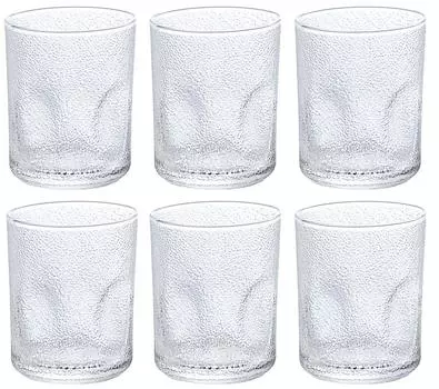 Adelia Tumbler 245ml Mouth Reinforcement AX Repair Set of 6 Made in Japan B-6555