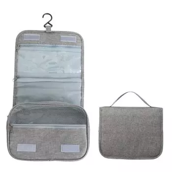 adelphos дорожная сумка подвесная косметичка косметичка для дорожных туалетных принадлежностей большая емкость водоотталкивающая дорожная сумка серый