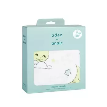 aden + anais aiden and anai пеленка марлевая детская [японский оригинальный продукт aden + anais пеленка 1 шт. солнце + луна органический хлопок использован] 120 x 120 см ai