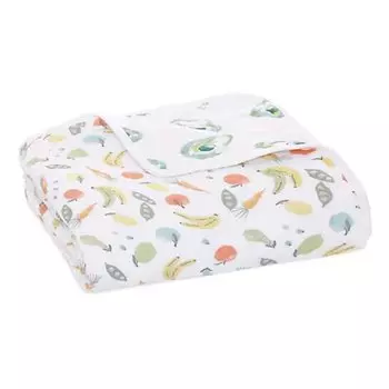 aden anais Essentials Dream Muslin Детские одеяла для девочек Идеальный легкий вес Детская кроватка для новорожденных Душевая кабина Регистрация фермы на стол + Одеяло, & Мальчики, &