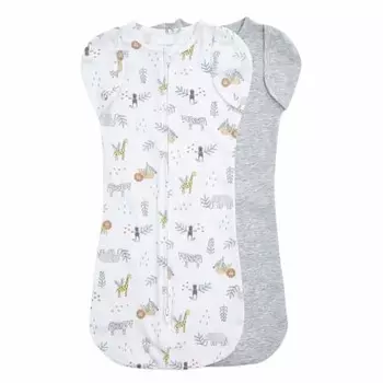 aden + anais essentials easy snug swaddle безрукавный спальный мешок для новорожденных 0-3 месяцев savannah spot 2 упаковки