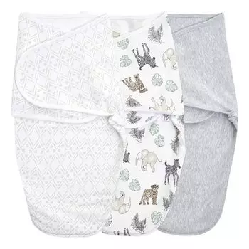 aden anais Essentials Easy Swaddle Wrap Toile + - - 0-3m