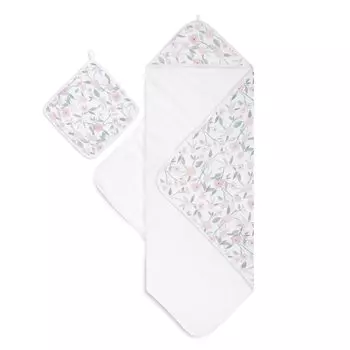 aden anais Муслиновый комплект полотенец с капюшоном Ma Fleur +