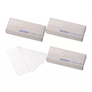 Aderans Fontaine Wig Эксклюзивная лента для париков AD F, сделанная в Японии, надежно фиксирует, легко снимается, подходит для чувствительной кожи и двусторонняя (Твердый тип, 3, чистый