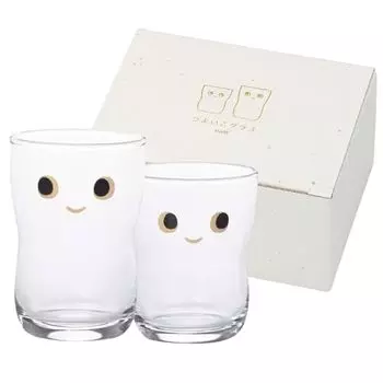 ADERIA 6305 Tsuyoko Glass nico Clear 130 6.3 fl oz (185 ml) Pair Gift Box Included, High Ball, Cup, Beer, Stylish, Glass, Sake, Tumbler, Gift, Women s
