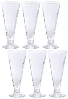 ADERIA Adelia Tierra High Tierra Pilsner 330 315ml Set of 6 Made in Japan Wedding Day Day Gift Present Birthday Women Celebration Men Beer Stylish