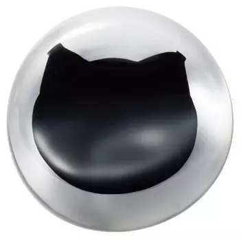 ADERIA COCONECO CRAFT Chopstick Rest Black Made in Japan Cosmetic Box Stylish Cat Cute Glass Spoon Present Gift Wedding Celebration Birthday Day Day чёрный