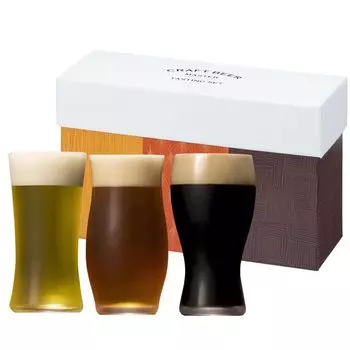 ADERIA Craft Beer Master Assortment Set Made in Japan Stylish Pint Pilsner Pair Mug Craft Highball Gift Women Day Tableware Day Couple Men