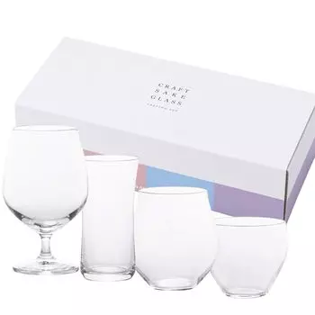 ADERIA Craft Sake Glass Deguestion Dishwasher Presentation Made in Highball Sake Подарок на новоселье, день рождения, годовщину S6338 Набор, прозрачный, безопасный, коробка,