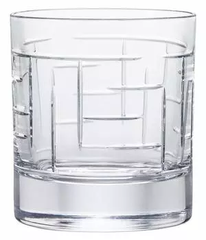 ADERIA Crystal Rock Glass Cut H 270 мл Хрустальный бокал Сделано в Италии Презентационная коробка День День Уважение к выдержанному виски Бокал Стильный день рождения 60-летие