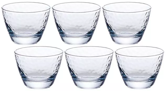 ADERIA Curacao Ginjo Ochoco 90ml Set of 6 Made in Japan Japanese Sake Glass Glass Cold Sake Choko Sake Cup Stylish Gift Present Celebration Day Day