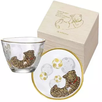 ADERIA Edo Cat Sake Sake Bean Plate Made in Cosmetic Bean Small Soy Sauce Stylish Japanese Gift for Housewarming Present Anniversary gift S6290 & Set,