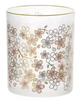 ADERIA El Dorado Cherry Blossom Rocks Glass 300ml Made in Japan Presentation Box Light Shochu Gift Women Day Tableware Day Couple Men Housewarming