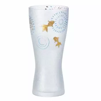 ADERIA Премиальный стакан для пива с пенообразованием Nippon Taste Золотая рыбка Фейерверк 310 мл Сделано в Японии Подарочная коробка Свадебный день День подарка Подарок Рейтинг популярности