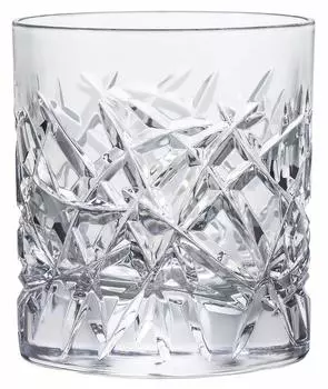 ADERIA Хрустальное стекло Crystal Rocks Glass 270 мл Cut B Made in Italy Косметическая коробка Rocks Glass Стакан для виски Стильный шестидесятилетний день рождения Выход на пенсию Свадьба