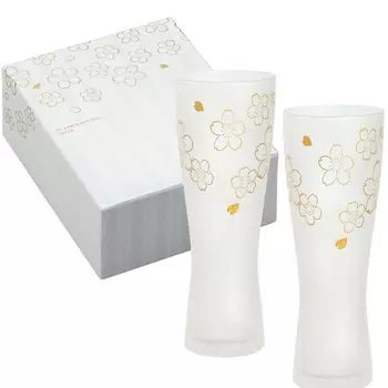 ADERIA Premium Nippon Taste Foam Making Cherry Blossom Beer Glass 415ml Набор пар Made in Japan Cosmetic Box Beer Stylish Pint Craft Pilsoo Gift Women