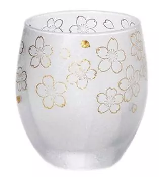 ADERIA Rocks Glass Premium Sakura Old 345ml Made in Japan Presentation Box Highball Whiskey Shochu Stylish Present Wedding Gift Birthday 6481