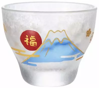ADERIA Sake Cup Happy Mono Fuji 90 мл Сделано в Японии Поставляется в косметической коробке Подарок на день рождения 6084 Mt. [Чоко/Очоко/Саке Стакан]