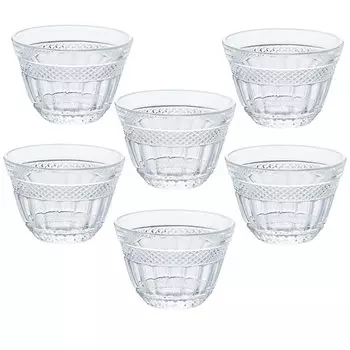 ADERIA Shonai Craft Sake Cup прозрачный 55 мл мини-стакан 6 шт. Сделано в Японии F-70455