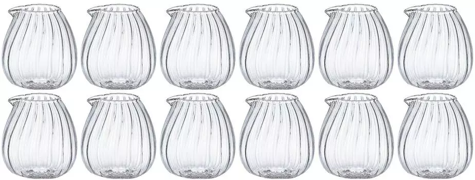 ADERIA стеклянный молочник 15 мл Bean Egg Mall набор из 12 шт. F-37416