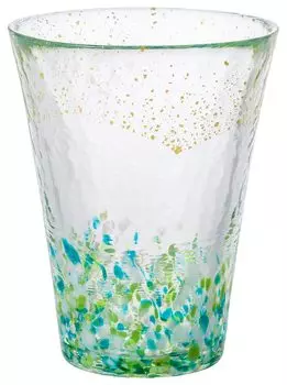 ADERIA Tsugaru Vidro Colored Sky Glass Yamazora 305ml Made in Japan Presentation Box Highball Cup Beer Stylish Glass Sake Tumbler Whiskey Gift Day Day