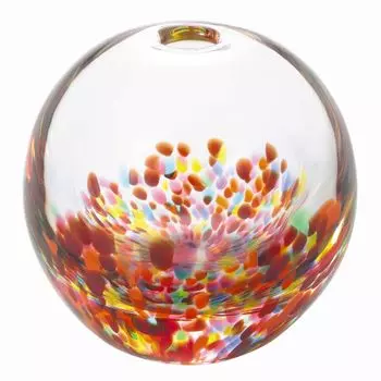 ADERIA Tsugaru Vidro HANABI Ваза для одного цветка Сделано в Японии Презентационная коробка Ваза для цветов Стильная стеклянная ваза Контейнер для цветов Сухоцветы Икебана