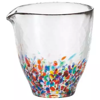 ADERIA Tsugaru Vidro Nebuta Katakuchi 250 мл Сделано в Японии Косметическая коробка Tokkuri Sake Бутылка Стеклянная бутылка для саке Chirori Стильный охлаждающий контейнер