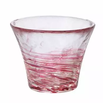 ADERIA Tsugaru Vidro Sake Maizakura 60ml Made in Japan Cosmetic Box Ochoko Sake Cup Sake Glass Cold Sake Choko Sake Cup Stylish Gift Women Day Day