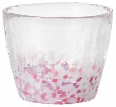 ADERIA Tsugaru Vidro Sakura Sakura Soba Choko 190 мл Сделано в Японии Подарочная коробка Ochoko Чашка для сакэ Стакан для сакэ Посуда для холодного сакэ Стильный подарок для женщин