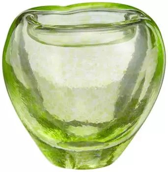 ADERIA Tsugaru Vidro Маленькая миска ЗЕЛЕНОЕ ЯБЛОКО Сделано в Японии Стекло Маленькая тарелка Посуда Тарелка Подарок на новоселье Выход на пенсию Подарок на день рождения F71144