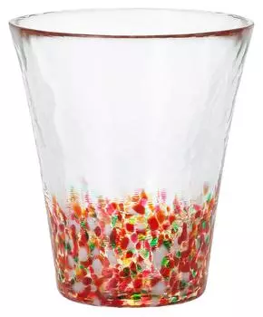 ADERIA Tsugaru Vidro Tumbler Presentation Made in Highball Sake Housewarming Retirement Birthday Gift F79855 Glass, Colorful, Momijiyama, 300ml, Box,