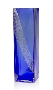 ADERIA Tsugaru Vivid BL Made in Flower Single Flower Dried Gift for Housewarming Retirement Birthday Gift F77675 Vase, Corner, Gold, Japan, Base,