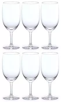 ADERIA Wine Glass G Line Goblet Clear 320ml Set of 6 Made in Japan Unbreakable Stylish Red Sake Cup White Champagne Commercial Use Home Restaurant