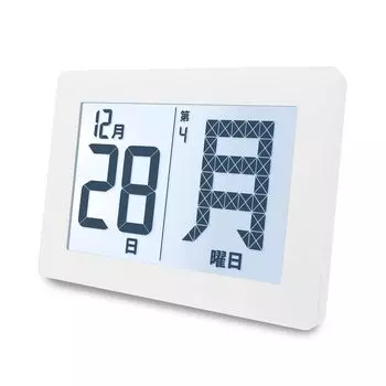 ADESSO Mega День недели Радио Ежедневный Календарь Цифровой Ежедневный Календарь Цифровой Календарь Большой Экран Горизонтальный Тип Деменция Пожилые Настенный белый