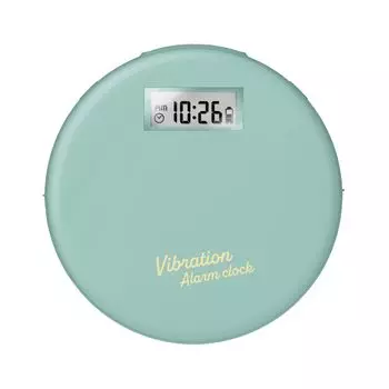 ADESSO Вибрационный будильник Вибрационный будильник Тонкий стильный компактный милый бирюзовый [ZIP! Транслировать]