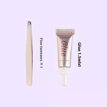 Adhesive Tool Makeup False Eyelash Assistance Kit combination
