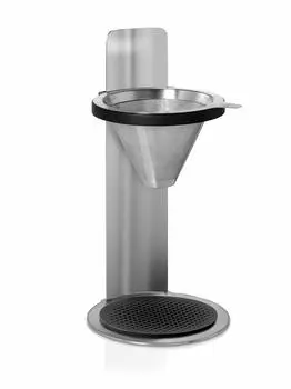 AdHoc [Stainless steel coffee dripper] No filter required, stainless steel, adjustable position 120432