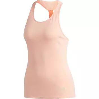 Adidas 19 Supernova Tank однотонный круглый вырез без рукавов жилет женский топ прозрачно-оранжевый DJ3600 XXL